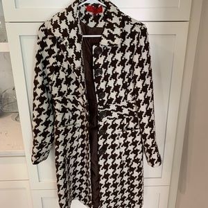 Long jacket houndstooth size S